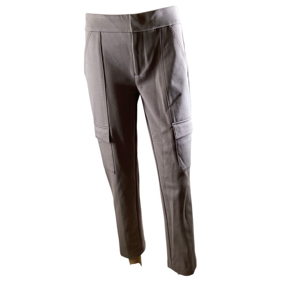 Anthropologie essential slim knit cargo pants women’s sz 2‎ light brown